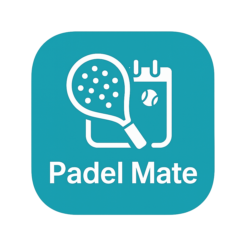 PadelMate padel club management software logo